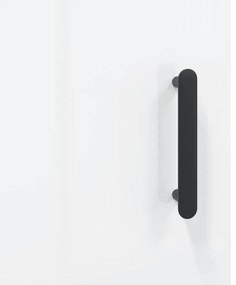 Aparador alto 69,5x31x115 cm derivados madeira branco brilhante