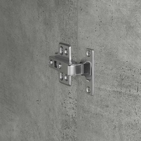 buffet Cinza concreto MDF com laminado de efeito concreto Padrão