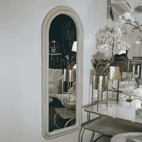ESPELHO DE PAREDE CLOE 60X4X160 CM CREME