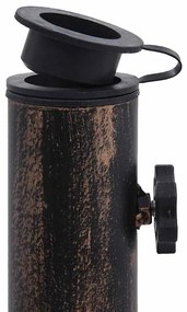 Base para guarda-sol 12 kg 49 cm ferro fundido bronze