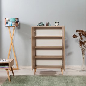 **** Armário Multiuso Multibox – Carvalho Sonoma – 80x127x36 cm

**