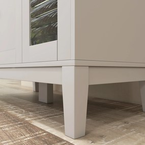 Armário de Cozinha Alba – 3 Portas, Compartimento para Micro-ondas e P