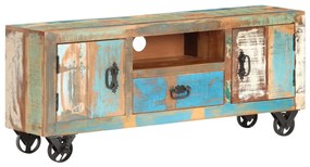 vidaXL Móvel de TV 120x30x50 cm madeira recuperada maciça