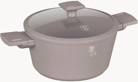 Caçarola com revestimento antiaderente com tampa Taupe