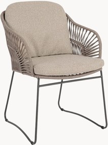 Cadeiras de jardim em metal Carles, conjunto de 2