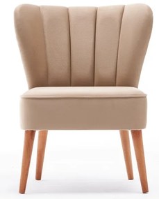 Cadeirão Wing Layla – Creme – 65x80x65 cm