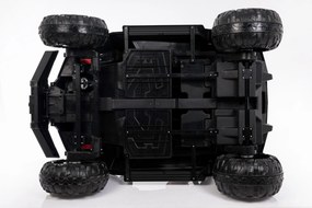 Carro elétrico para crianças Buggy RSX - 2,4 GHz, 24V, 4x4, 2 Lugares em pele, rodas em Borracha, rádio FM, Bluetooth Vermelho