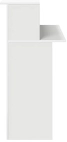 Balcão de recepção 100x50x103,5 cm derivados de madeira branco