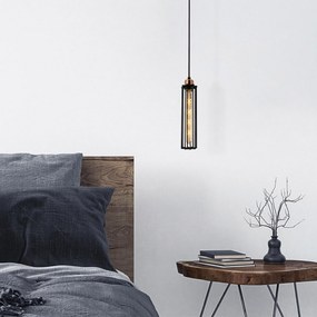 Candeeiro de Teto Likya – Preto – 49 cm de Diâmetro