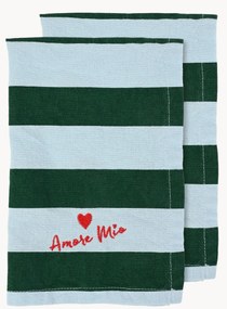 Guardanapos de tecido Love, conjunto de 2