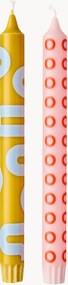 Velas Happy, conjunto de 4