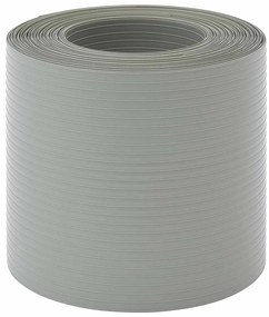 Telas privacidade p/ jardim 10 pcs 252,5x19 cm PVC cinza pedra