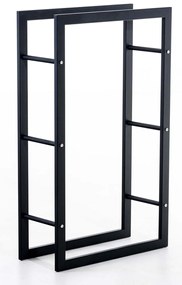 Suporte para lenha Keri V3 25 x 60 x 100 Preto