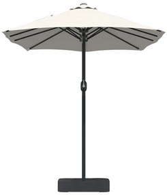 Guarda-sol de Jardim Areia 385 x 209 x 244 cm tecido