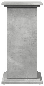 Suporte expositor c/ arrumação deriv. madeira cinzento cimento