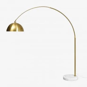 Luminária De Chão Externa De Ferro Diala Dourado & 240 X 200 Cm - Sklum