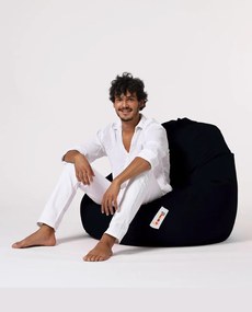 Puff de Jardim Premium XXL – Preto – 115x130x39 cm | Tribo Home