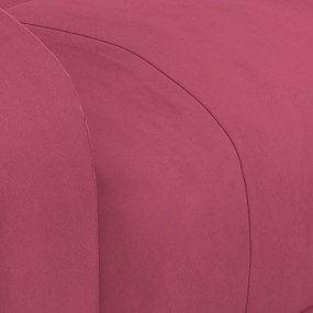 Poltrona de massagens elétrica veludo vermelho tinto