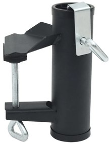 Grampos de guarda-sol para varanda 2 pcs 25-38 mm aço