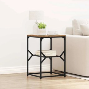 Mesa Lateral vidaXL Madeira Velha 41x40x60 cm Madeira Reforçada