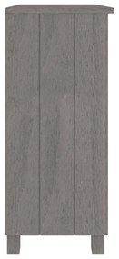 Aparador HAMAR 85x35x80 cm pinho maciço cinza-claro