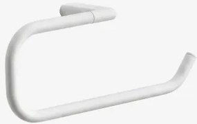 Toalheiro De Parede Com Barra 30 Cm Para Casa De Banho Em Aço Inoxidável Rovent Branco - Sklum