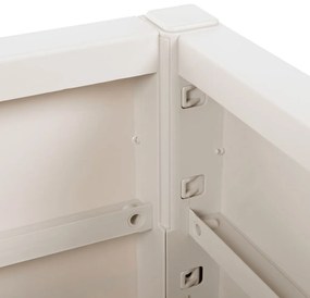 Vaso/floreira 80x36x35 cm PP branco