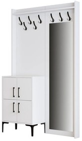 Hall Stand Berlin BC – Branco – 120 cm x 200 cm x 35 cm