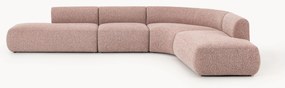 Sofá de canto modular em bouclé Sofia (4 lugares)