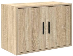 Armários de garagem 2pcs derivados de madeira carvalho sonoma