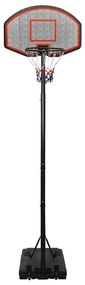 Tabela de basquetebol 282-352 cm polietileno preto