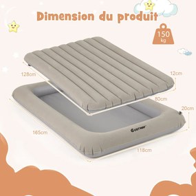 Conjunto de mesa e cadeira de arte infantil com cavalete e cadeira para desenho e leitura - cinza