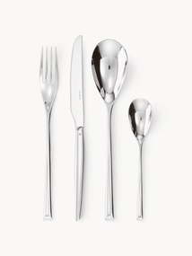 Conjunto de talheres polidos H-art, 6 pessoas, 24 uni.