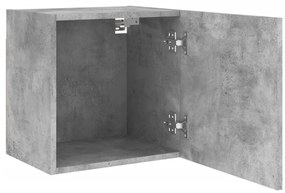 Móveis de parede p/ TV 2pcs 40,5x30x40cm madeira cinza cimento