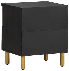 Mesa de cabeceira 40x33x46 cm derivados de madeira preto