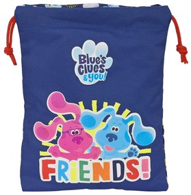 Lancheira Blue's Clues 20 X 25 cm Saco Azul Marinho