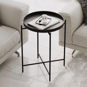 Mesa de Centro Shb-007 – Preto – 46x56x46 cm | Tribo Home