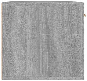 Armário parede 60x36,5x35 cm derivados de madeira cinza sonoma