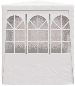 Tenda festas com paredes laterais 2x2m 90g/m² branco