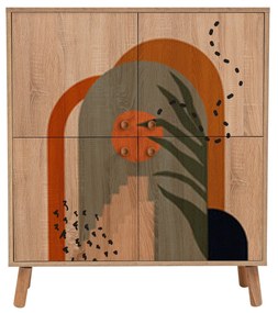 Conjunto de Mobiliário de Entrada Multilux – Sonomo Stone – Sapateira: