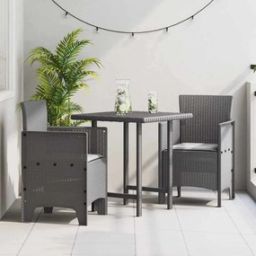 vidaXL Cadeira de Jardim 2 pcs Cinzento-claro 53 x 49 x 85 cm PP