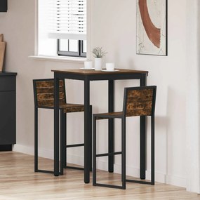 vidaXL Mesas de jantar Madeira processada