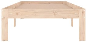 Estrutura cama pequena solteiro 75x190 cm madeira maciça