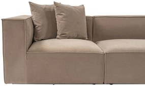 Sofá de 3 Lugares Sora – Cappuccino – 270 cm x 65 cm x 95 cm