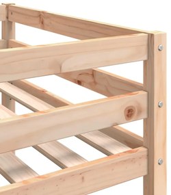 Estrutura de cama infantil 90x190 cm madeira de pinho maciça
