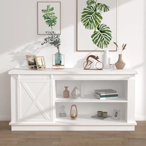 151691 vidaXL Mini kit para armário deslizante aço carbono 200 cm branco