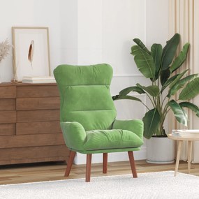 Poltrona Relaxante Velvet Verde Claro