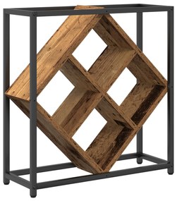 Rack de Vinho  Madeira Velha 51x18x52,5 cm Madeira Engenharia