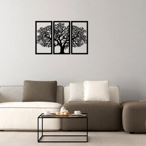 Acessório Decorativo de Parede Ağaç 5 – Preto – 66 x 105 cm