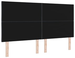 Cabeceira LED com Design de Blocos de Diamante, Cinza Escuro, 180 cm